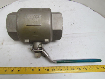 Ohio Valve 266-Ft CF8M 3" NPT Stainless Steel Ball Valve Full Port USA NEW