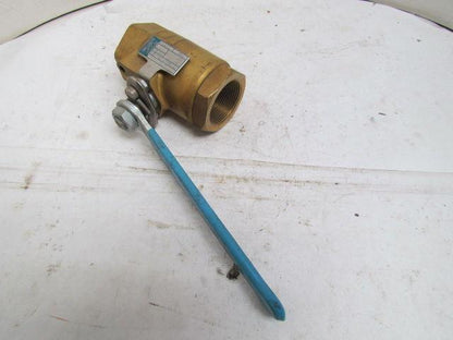 Neles-Jamesbury A 1100 TT 1-1/2" NPT Brass Ball Valve Model B Class 150 NEW