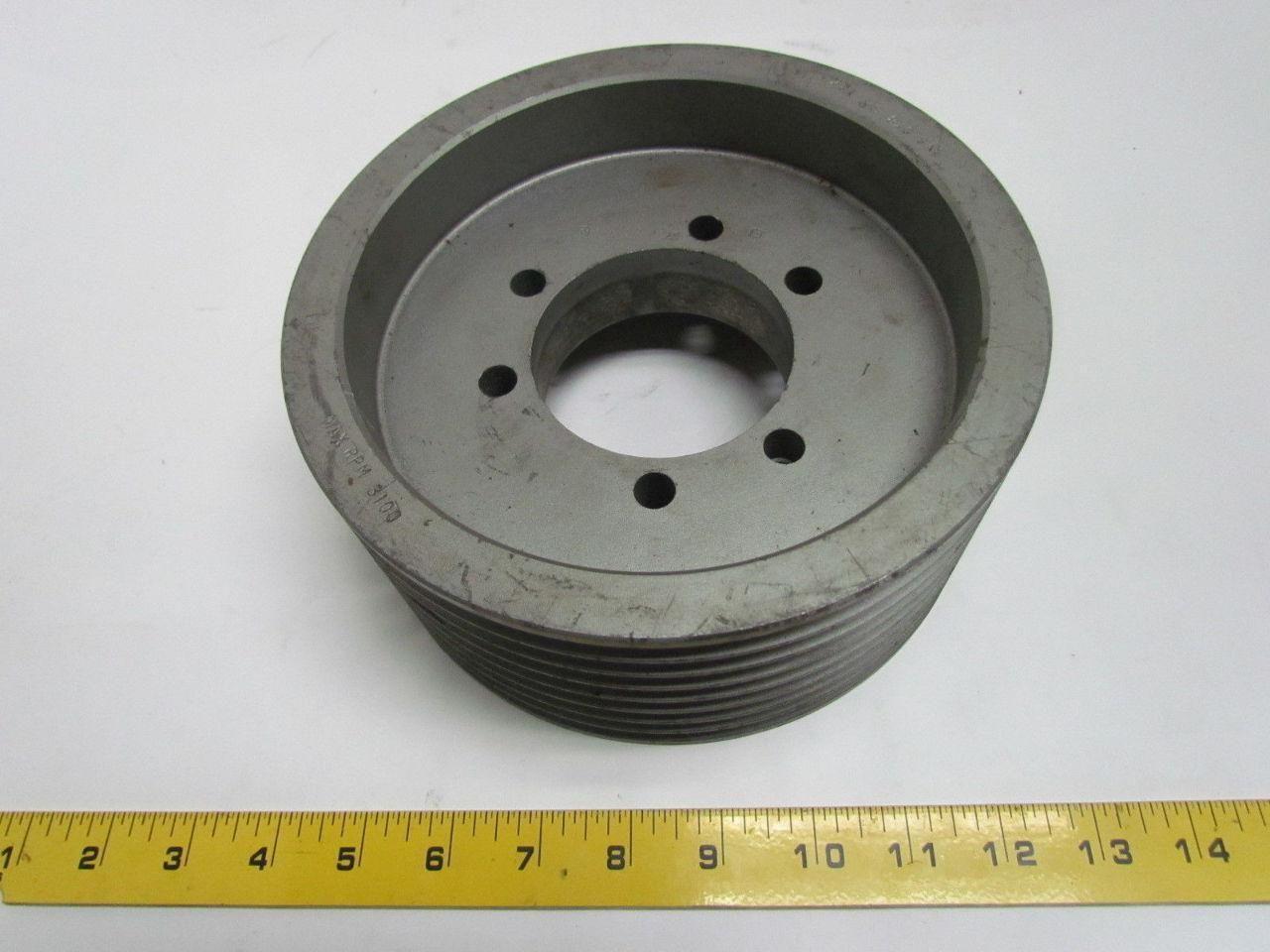 3V8.0x8 SF 8/3V8.0-SF 8-Groove 3V Belt QD Sheave 3" Bore QD SF Bushing 8" OD