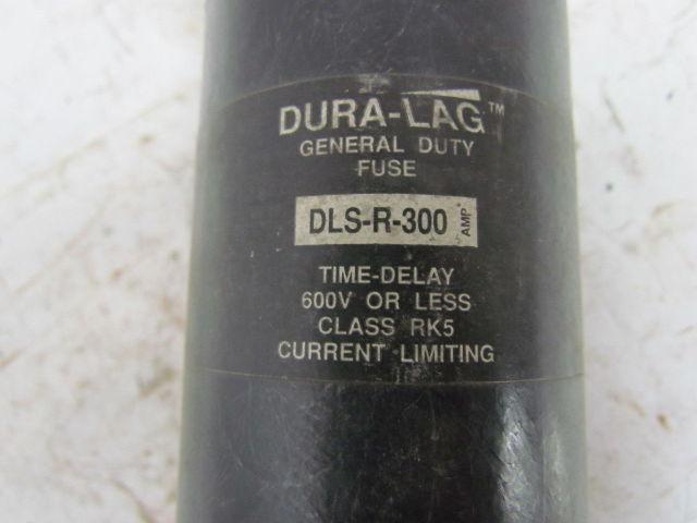 Cooper Bussmann DLS-R-300 300 A Amp 600 V Volt Dura-lag Fuse