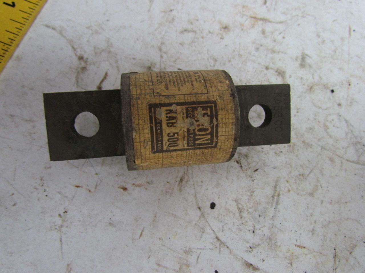 Buss Tron KAB 500 Rectifier Fuse Lot of 3