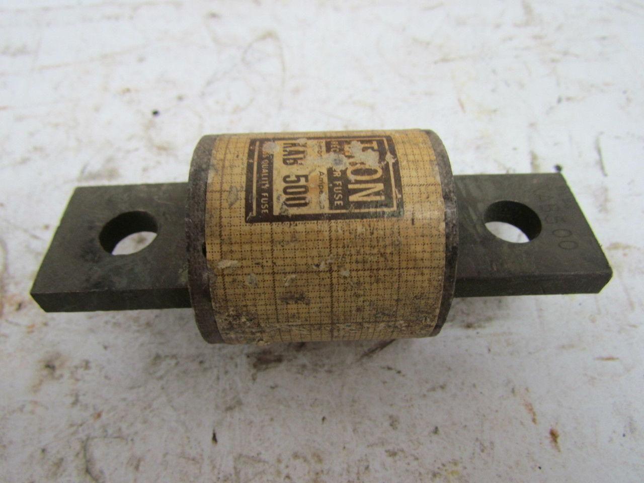 Buss Tron KAB 500 Rectifier Fuse Lot of 3