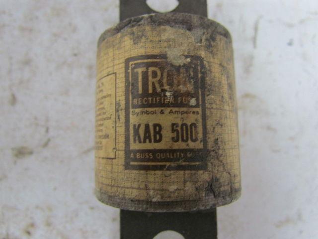 Buss Tron KAB 500 Rectifier Fuse Lot of 3