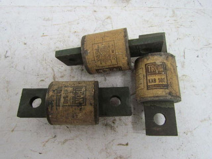 Buss Tron KAB 500 Rectifier Fuse Lot of 3