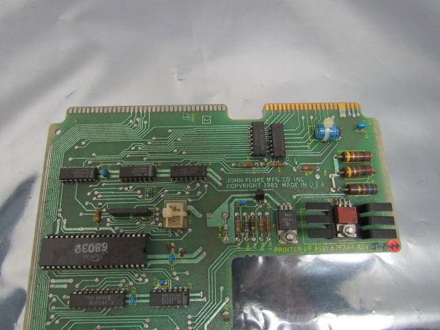 Fluke 639344 Rev J Printer I/F Assy Board