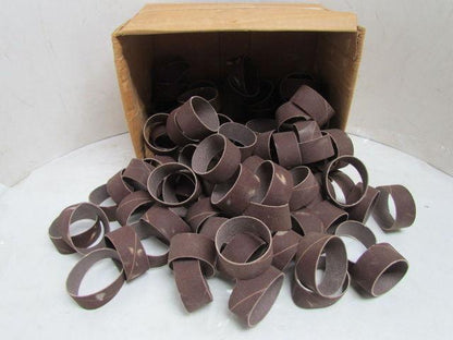 Norton R267 2 x 1" Spiraband 120Y Grit Metalite Sanding Wheel Abrasive 100 Pcs