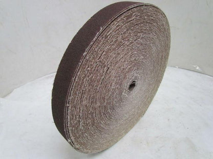 Mid-West Abrasive Sandpaper Cloth Shop Roll 1" Wide 50-yd Roll 80 Grit Box of 10