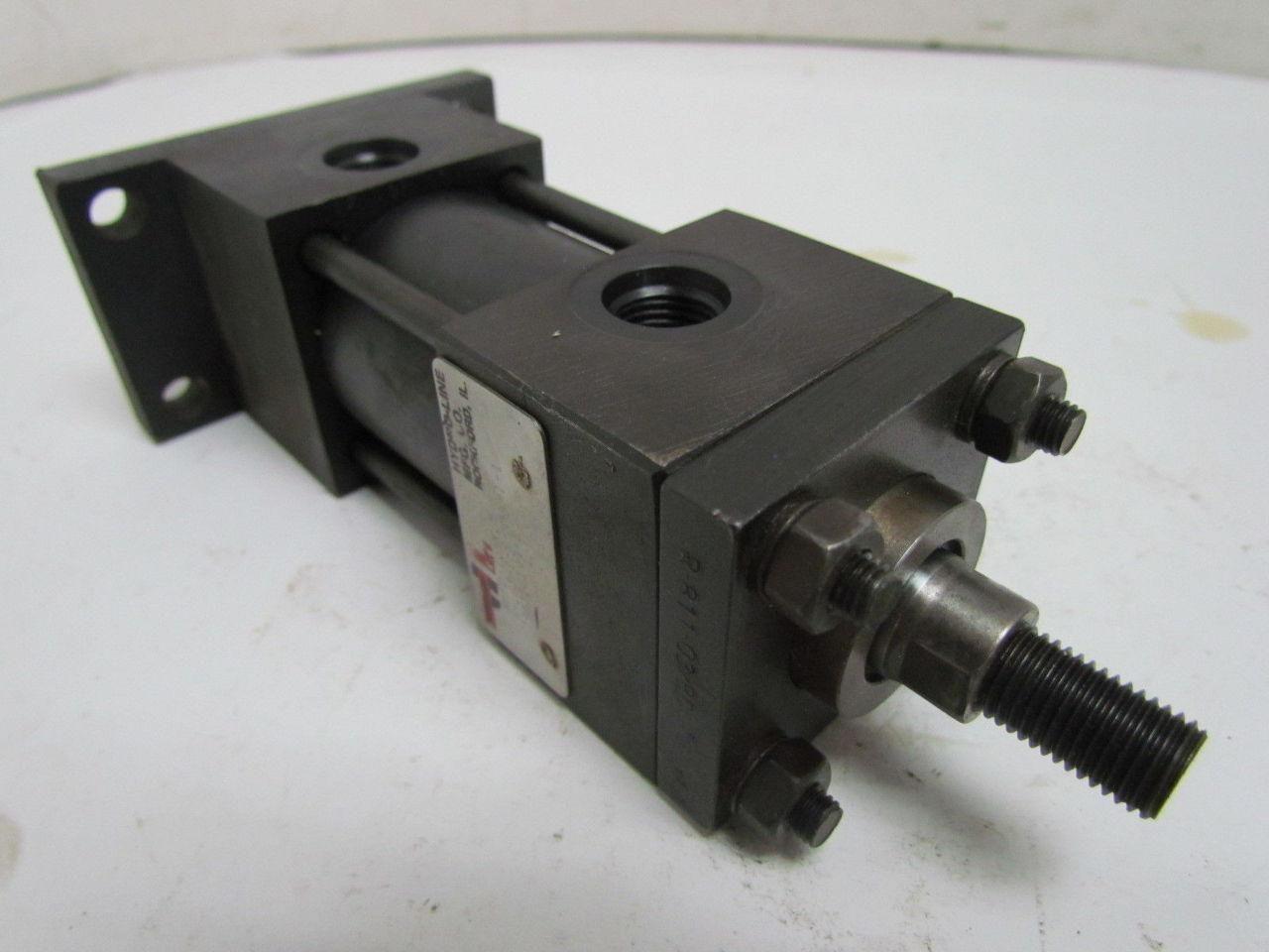 Hydro-Line R5FD-1.5 Pneumatic Air Cylinder 1-1/2" Bore 1/2" Stroke Double Rod