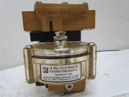 MP Master Pneumatic-Detroit A64041 1/2" NPTF Single Point Lubricator New
