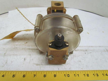 MP Master Pneumatic-Detroit A64041 1/2" NPTF Single Point Lubricator New