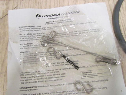 Lithonia EFT 2 48HO 48" Hosedown Wet Location Fluorescent Light Fixture 120V
