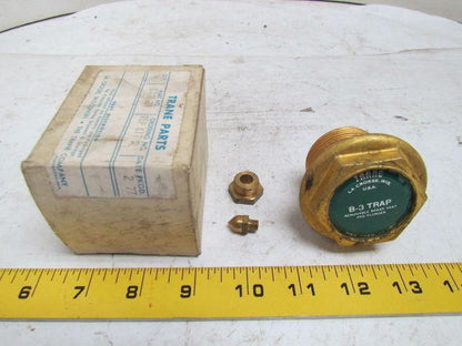 Trane B3AR 21 B-3 Trap Removable Brass Seat & Plunger 25 psi