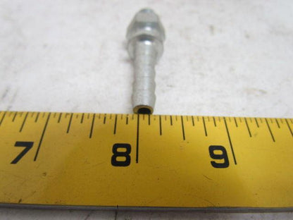 Boss Style Fitting Male 1/8"NPT x 1/4" Hose Barb Zinc Plated Steel Lot of 33