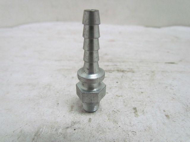 Boss Style Fitting Male 1/8"NPT x 1/4" Hose Barb Zinc Plated Steel Lot of 33