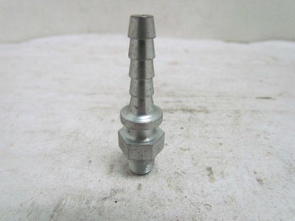 Boss Style Fitting Male 1/8"NPT x 1/4" Hose Barb Zinc Plated Steel Lot of 33
