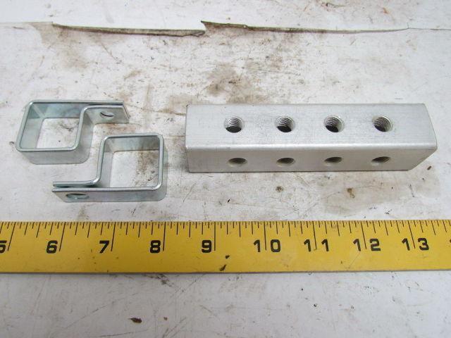 Alemite 381190-2 Block Clip 8 Position 90 Degree Manifold NEW