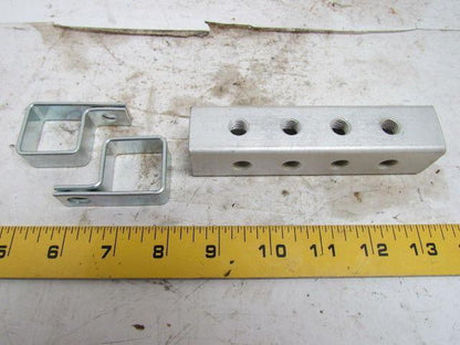Alemite 381190-2 Block Clip 8 Position 90 Degree Manifold NEW