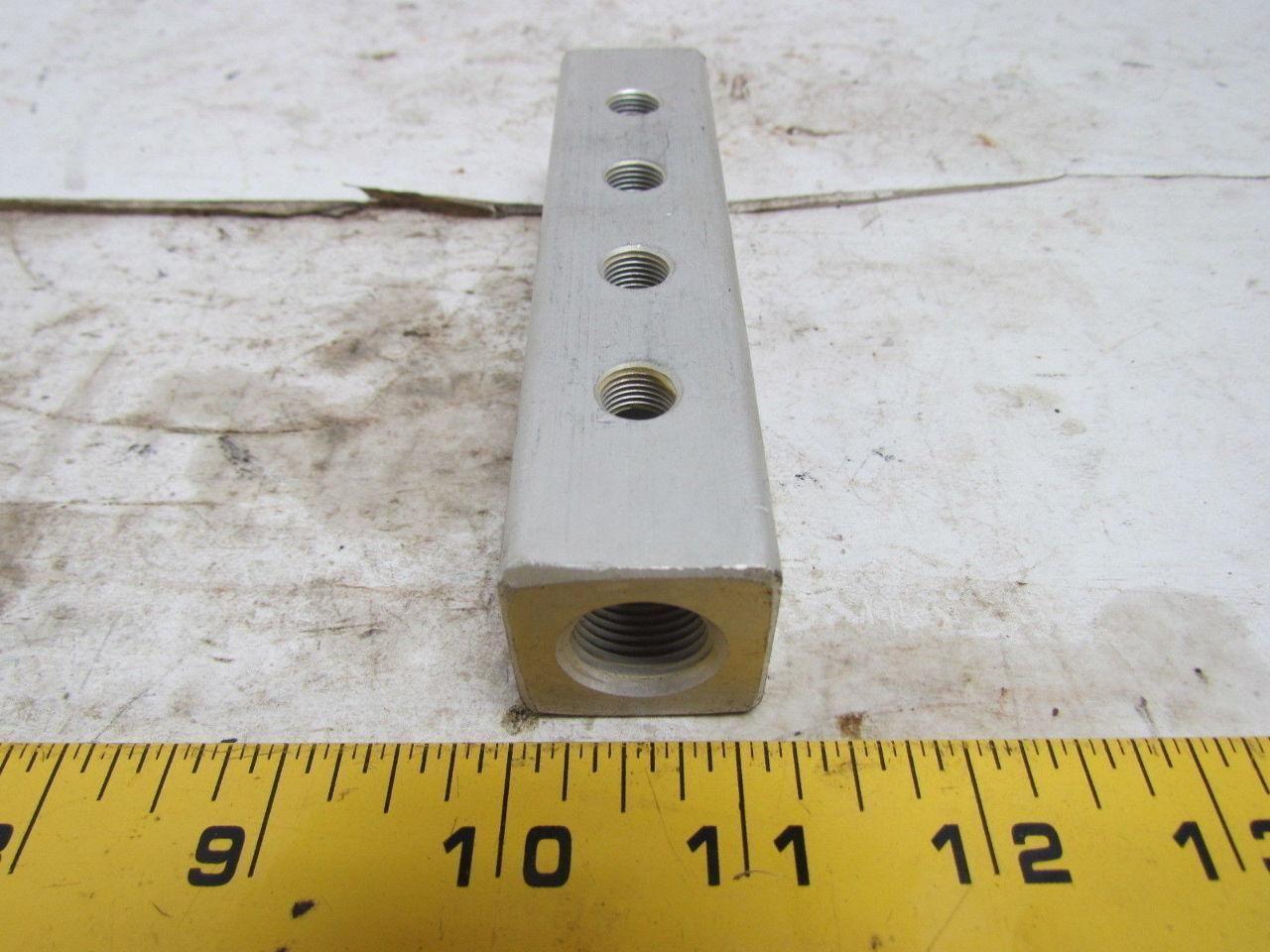 Alemite 381190-2 Block Clip 8 Position 90 Degree Manifold NEW