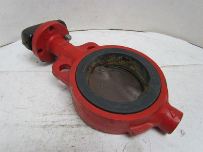Lunkenheimer Fig 5537 4" Wafer Style Butterfly Valve Bronze Disc 200 WOG