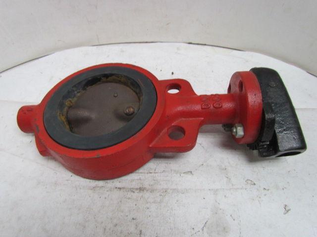 Lunkenheimer Fig 5537 4" Wafer Style Butterfly Valve Bronze Disc 200 WOG
