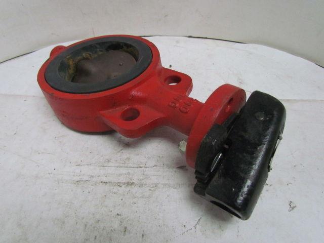 Lunkenheimer Fig 5537 4" Wafer Style Butterfly Valve Bronze Disc 200 WOG