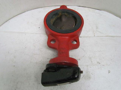 Lunkenheimer Fig 5537 4" Wafer Style Butterfly Valve Bronze Disc 200 WOG
