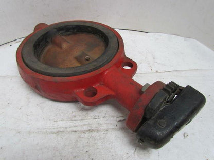 Lunkenheimer Fig 5537-NH 6" Wafer Style Butterfly Valve Bronze Disc 200 WOG