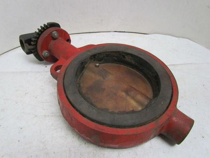 Lunkenheimer Fig 5537-NH 6" Wafer Style Butterfly Valve Bronze Disc 200 WOG