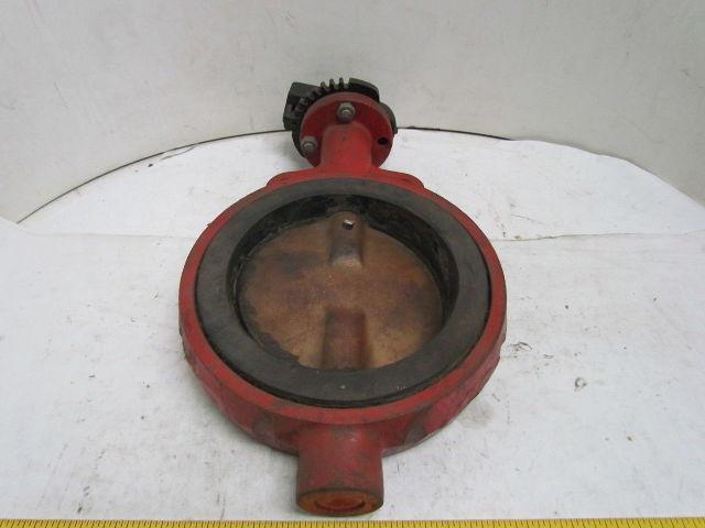 Lunkenheimer Fig 5537-NH 6" Wafer Style Butterfly Valve Bronze Disc 200 WOG