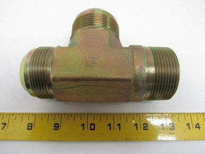 Parker Triple-Lok 24 RTX-S #24 Male JIC by 1-1/2" Male NPT Run TEE