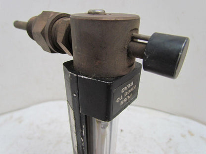 Fischer & Porter Co Flowmeter 6-58 GPM Liquid SP.GR.1.0 For 1-1/4" Pipe 10"OAL