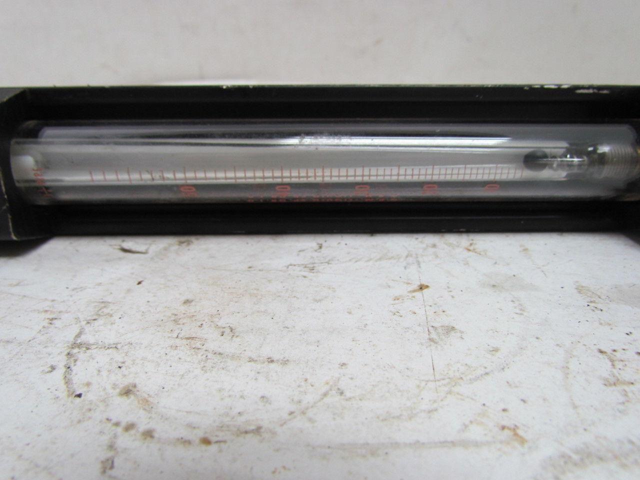 Fischer & Porter Co Flowmeter 6-58 GPM Liquid SP.GR.1.0 For 1-1/4" Pipe 10"OAL
