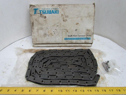 Tsubaki C2050HP 2050RHP 1.25" Pitch Double Pitch Conveyor Roller Chain 10ft NIB