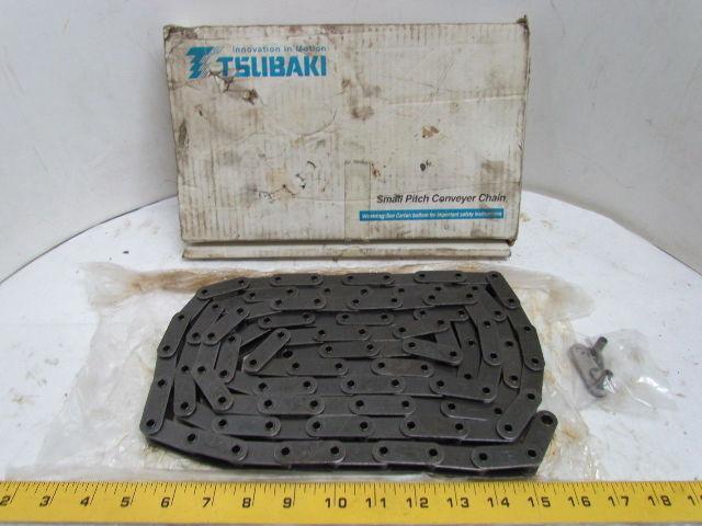 Tsubaki C2050HP 2050RHP 1.25" Pitch Double Pitch Conveyor Roller Chain 10ft NIB