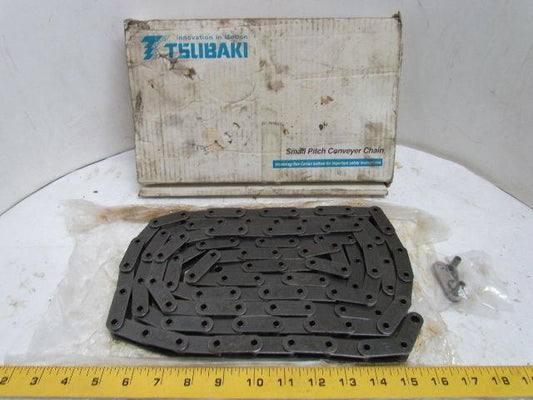 Tsubaki C2050HP 2050RHP 1.25" Pitch Double Pitch Conveyor Roller Chain 10ft NIB