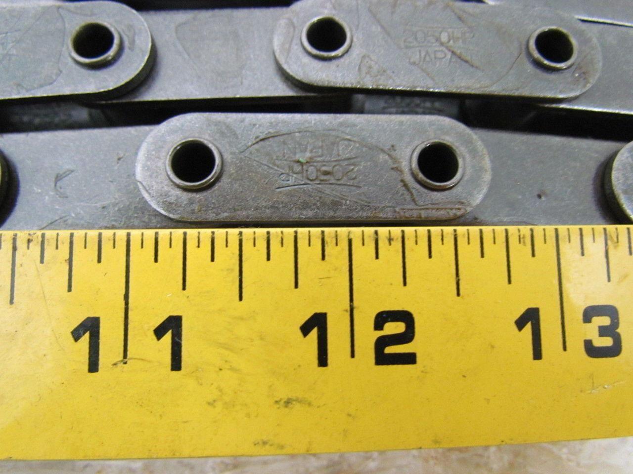 Tsubaki C2050HP 2050RHP 1.25" Pitch Double Pitch Conveyor Roller Chain 10ft NIB