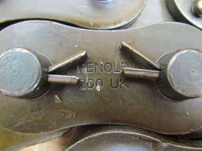 Renold 200 200CB 2-1/2" Pitch ANSI Cottered Roller Chain w/Connect Link 10' NIB
