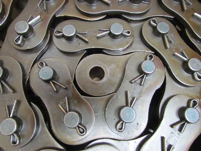 Renold 200 200CB 2-1/2" Pitch ANSI Cottered Roller Chain w/Connect Link 10' NIB