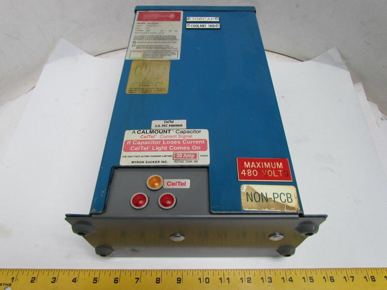 Myron Zucker KIM43012-3 Calmount 480 V 3 PH 60 HZ Capacitor KVAR 12