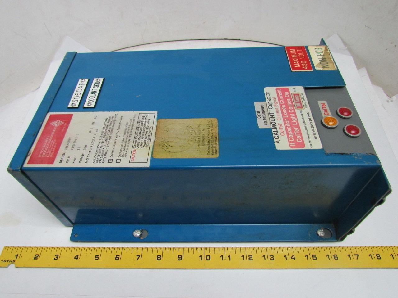 Myron Zucker KIM43012-3 Calmount 480 V 3 PH 60 HZ Capacitor KVAR 12