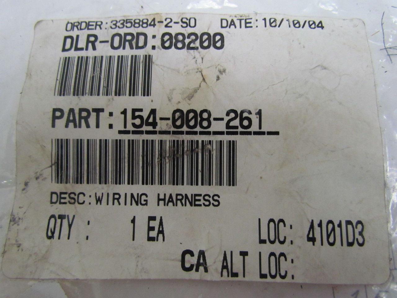 Raymond 154-008-261 Forklift Wiring Harness Kit