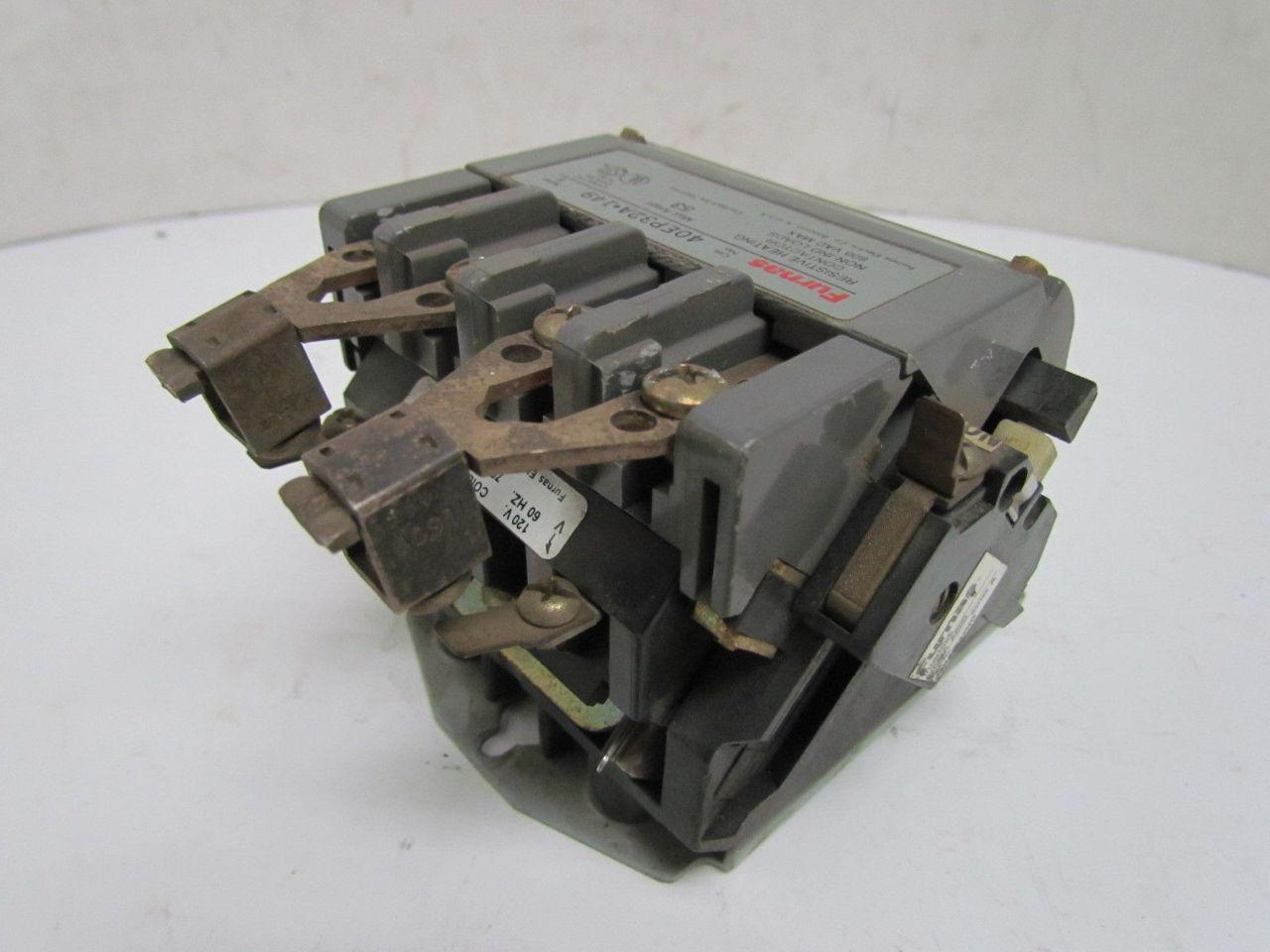 Furnas 40EP32A*149 Resistive Heating Contactor 53 Amp 120V Coil Contact Kit