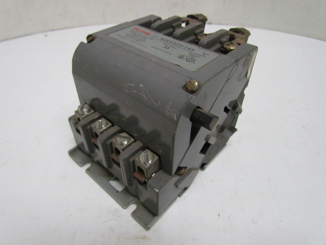Furnas 40EP32A*149 Resistive Heating Contactor 53 Amp 120V Coil Contact Kit