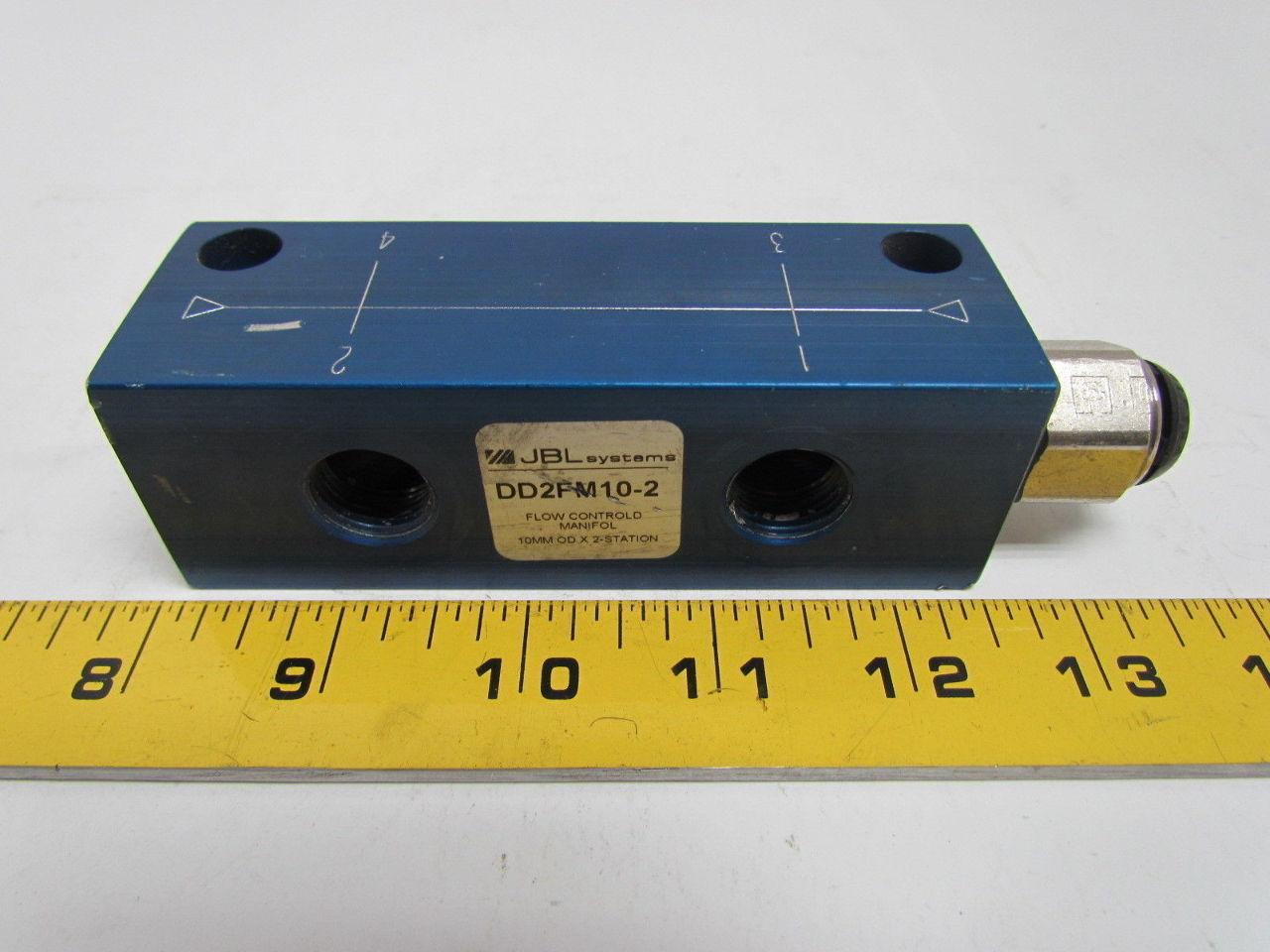 JBL Systems DD2FM10-2 AM4-6 Flow Control Manifold 3/8" NPT 2-Station