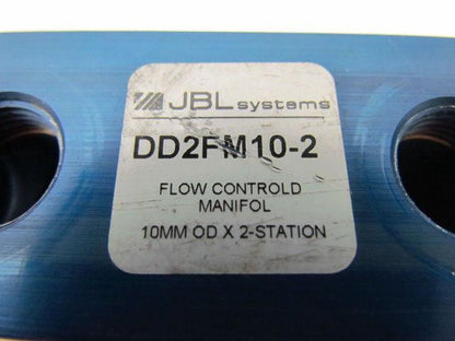JBL Systems DD2FM10-2 AM4-6 Flow Control Manifold 3/8" NPT 2-Station