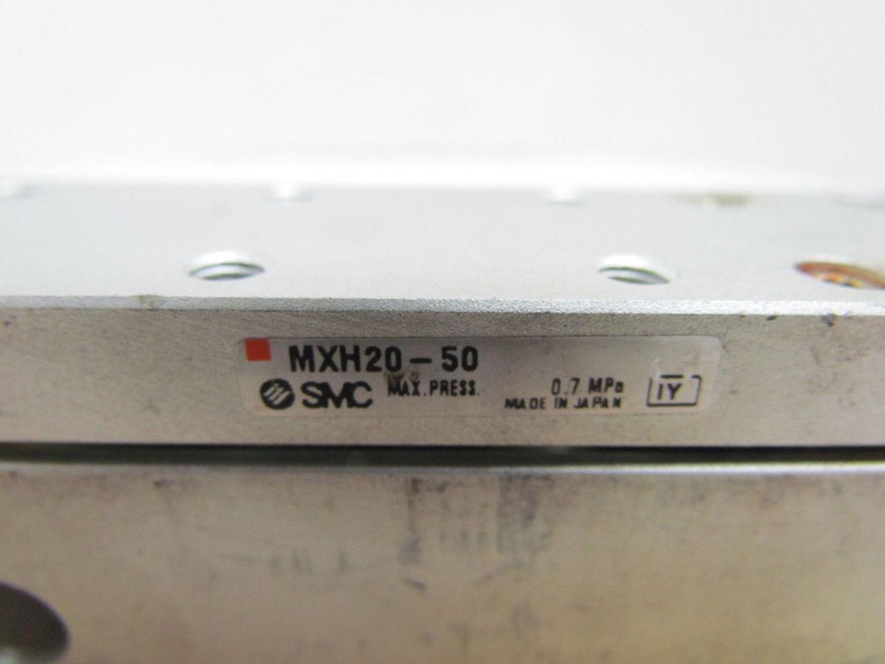 SMC MXH20-50 Compact Pneumatic Slide Cylinder 20mm Bore 50mm Stroke
