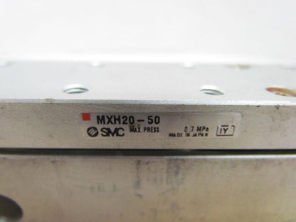 SMC MXH20-50 Compact Pneumatic Slide Cylinder 20mm Bore 50mm Stroke