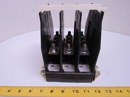 SP-336 480/575Volt Power Block 3/16" Thick by 1"Wide Copper Buss Bars 3/8" Bolts