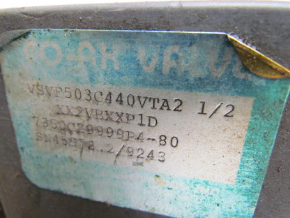 Muller XX Coax VSV-F 50 DR NC 3/2 Way Coaxial Valve PN 0-40 Bar Normally Closed