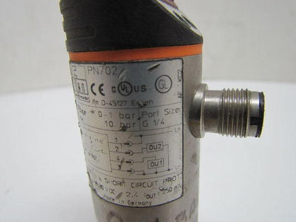 IFM Efector PN7027 D-45127 Electronic Pressure Monitor G 1/4" Port